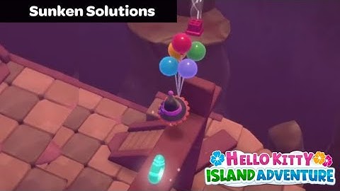 Sunken Solutions Puzzle Walkthrough 🧩 Hello Kitty Island Adventure
