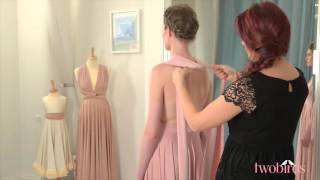 Halter - Twobirds - How to Tie Convertible Bridesmaids Dresses