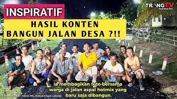 HASIL KONTEN BANGUN JALAN DESA #KadesMesuji #KadesSumberRejoMesujiLampung #KadesMaulanaHS
