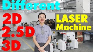 Different on 2D 2.5D and 3D Laser Engraving Cutting Machine | BOGONG Laser Engraver System for Sale