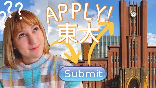 i got into japan's top university | application process for grad school in japan