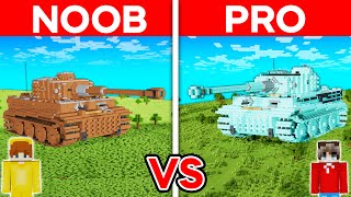 NOOB vs PRO: Tank Build Challenge in Minecraft!