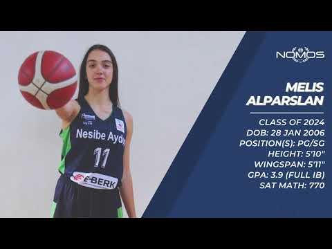 Melis Alparslan 2024 PG SG 5 10 5 11 WS 