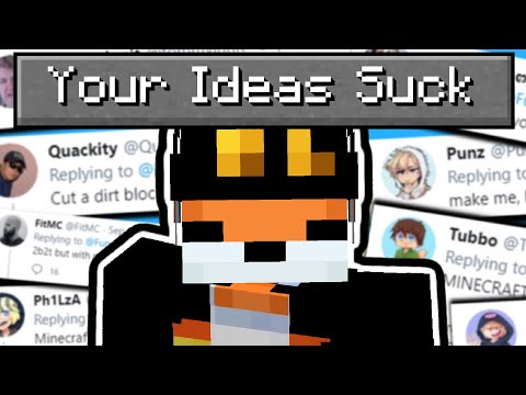 I made your dumb ideas in Minecraft…