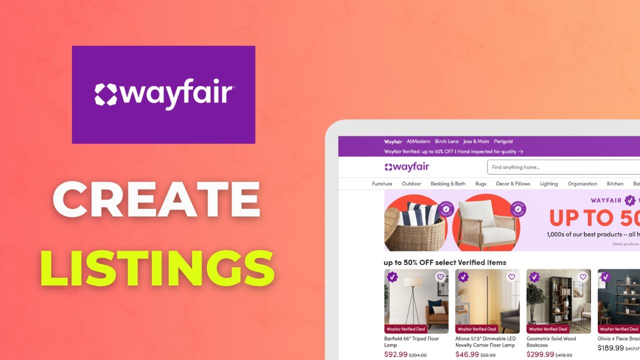 Как создавать листинги на платформе Wayfair 2025: пошаговое руководство
