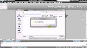 Automesher supports ACIS SAT file format