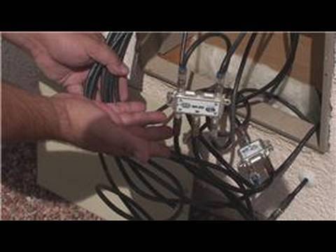 Satellite Television Info : How to Pre-Wire a House for ... house wiring for cable internet 