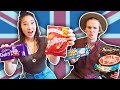 Americans Try 12 British Snacks & Candy For The First Time 🇬🇧🍬