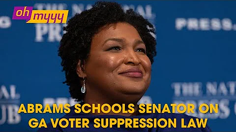 Stacey Abrams Makes GOP Sen. Instantly Regret Asking What Parts Of New GA Voting Law She Objects To
