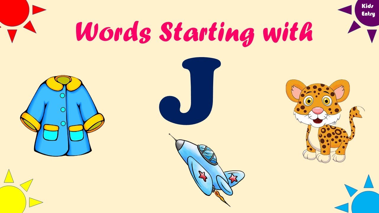 Letter J Words For Kids