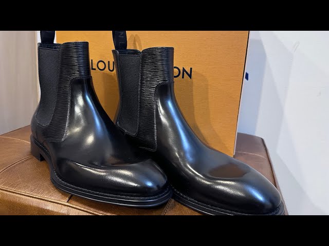Louis Vuitton Leather Kensington Chelsea Boots