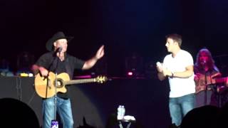 Video thumbnail of "John Michael Montgomery &  Walker "Life's a Dance" 8-21-15"