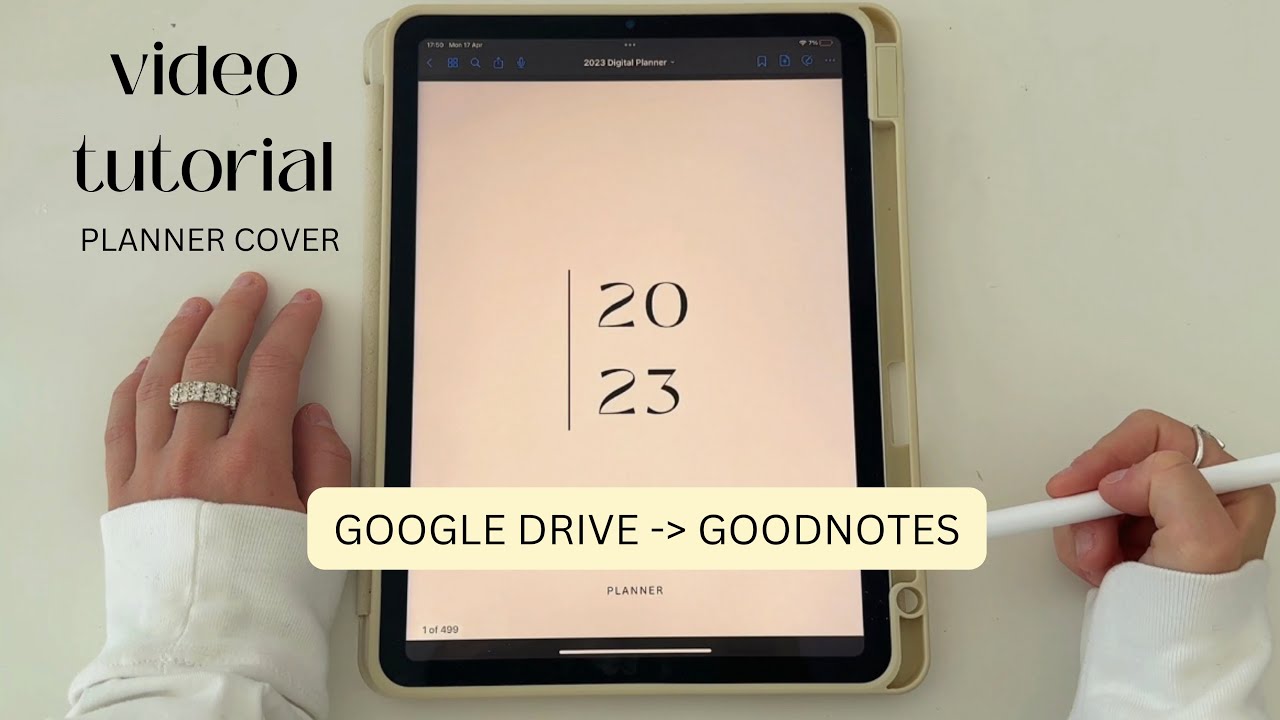 How To Import Planner Covers From Google Drive To Goodnotes L Add And How To Import Planner Covers From Google Drive To Goodnotes L Add And