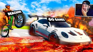 TESTE de FREIO na LAVA no BeamNG.drive Multiplayer