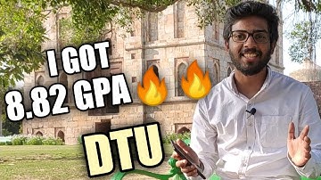 I Got 8.82 GPA in My Fifth Semester of DTU 🔥🔥