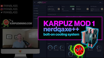 Karpuz Mining Mod 1 Test - Cooling Down the NerdQAxe++ Bitcoin Miner