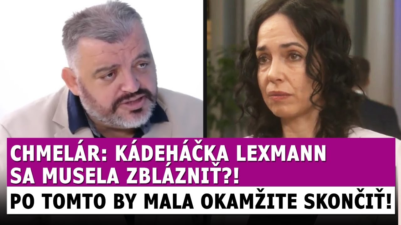 Chmelár: Kádehácka europoslankyňa sa musela ZBLÁZNIŤ, z jej slov vám prebehne mráz po chrbte