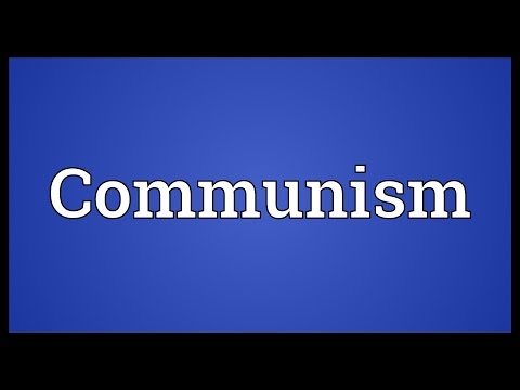 Communism Meaning