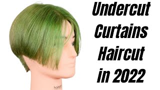 Undercut Curtains Haircut in 2022- TheSalonGuy screenshot 5