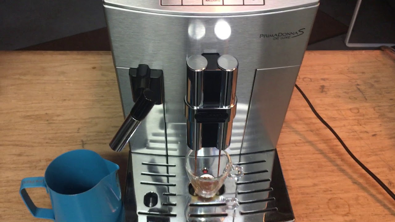 Delonghi Prima Donna S Deluxe Test 1349 Grind Too Fine Youtube