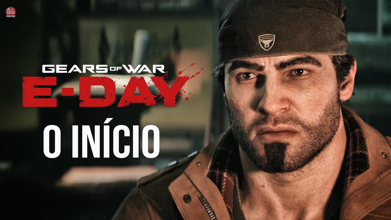 GEARS OF WAR E-DAY - O INÍCIO DE GAMEPLAY, Dublado em Português PT-BR | Xbox Series X