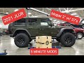 -5 MINUTE MODS- 2021 Jeep Wrangler Unlimited Rubicon JLUR Mopar lift install with 37's  (Time lapse)