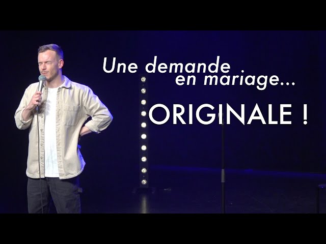 Une demande en mariage... ORIGINALE ! 🤣
