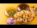 Home made gol gappe  pani puri  easy and simple very tasty and delicious