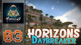 Minecraft - Horizons : Daybreaker- FTB -60FPS - "Simple Condensers & New Base!" - S1E03