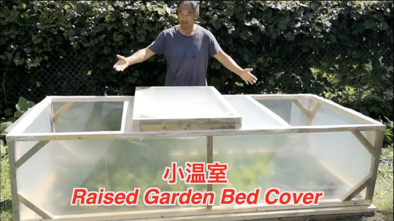 Diy Raised Garden Bed Cover Diy 小温室 小暖棚 Youtube