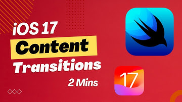 iOS 17 ContentTransition Effects in 2 Mins | Xcode 15