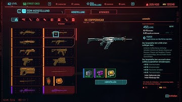 Cyberpunk 2077 - Item-Crafting values bug 3/3