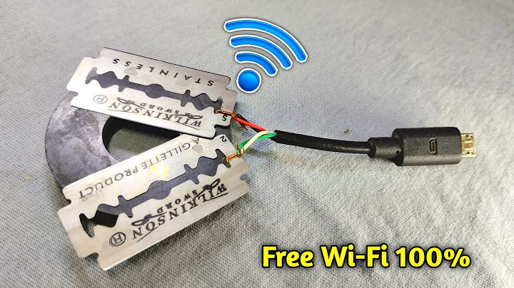 How to Make Free Internet Wi-Fi 100% Using Blade || You Can Charge Your Mobile Using Blade