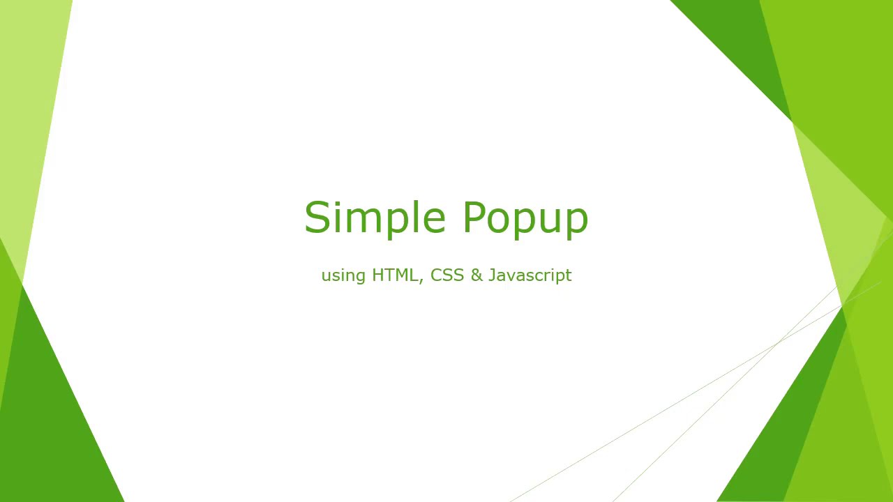 Simple Popup Using Html Css  Jquery | Popup Using Jquery | Modal Dialog | Dialog Box Using Jquery