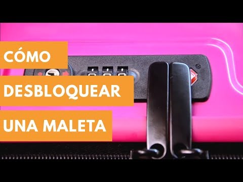 COMO DESBLOQUEAR MALETA