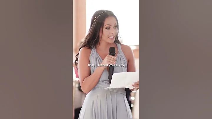 Reginas maid of honor gives best speech ever! (Par...