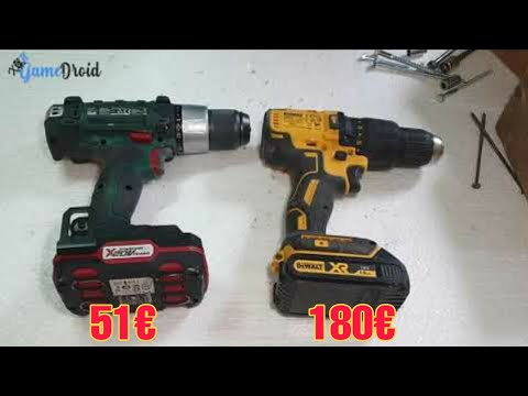 DEWALT DCD778 vs PARKSIDE PABS 20-LI E6 - brushless vs brushed motor - TEST