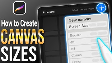 How To Create Canvas Sizes in Procreate - Procreate Tutorial For Beginners