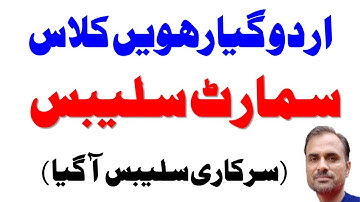 11th URDU SMART SYLLABUS (New Book 2025) ALP I Smart Syllabus 2025 URDU ٰ I Urdu 11th Class