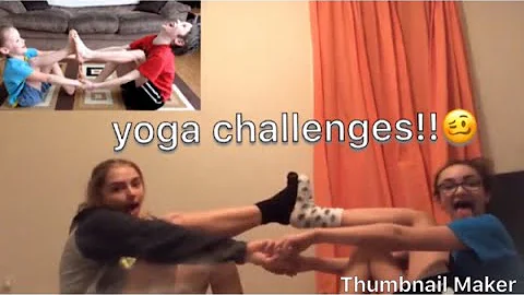 Yoga challenges!-Jacy and Tyra