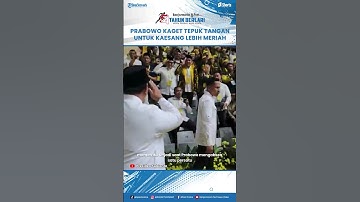 Prabowo Kaget Tepuk Tangan Untuk Kaesang Lebih Meriah Dibanding Gibran: Mungkin Karena Lebih Ganteng