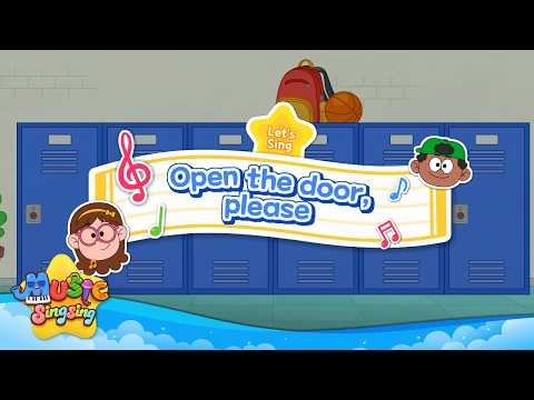 Open the door, please. - English song for Kids - Let's sing - YouTube