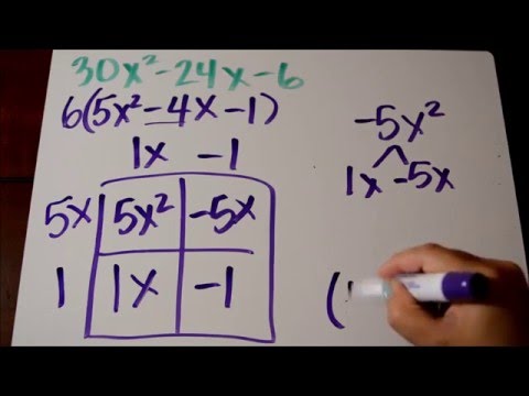 Factoring Trinomials Extra Practice