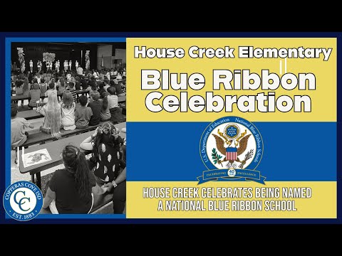 House Creek Elementary School Blue Ribbon Award Ceremony