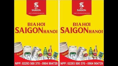 Chia file thiết kế mẫu biển Bia hơi Sài Gòn - Quảng Cáo Yên Bái - quang cao yen bai