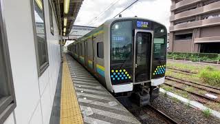 内房線E131系0番台 R03 君津駅発車