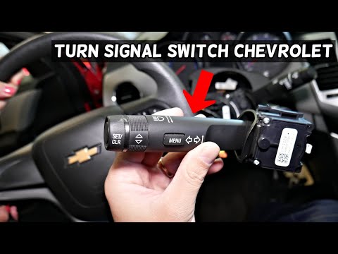 TURN SIGNAL SWITCH LEVER REMOVAL REPLACEMENT CHEVROLET CRUZE SONIC EQUINOX MALIBU TRAX CAMARO