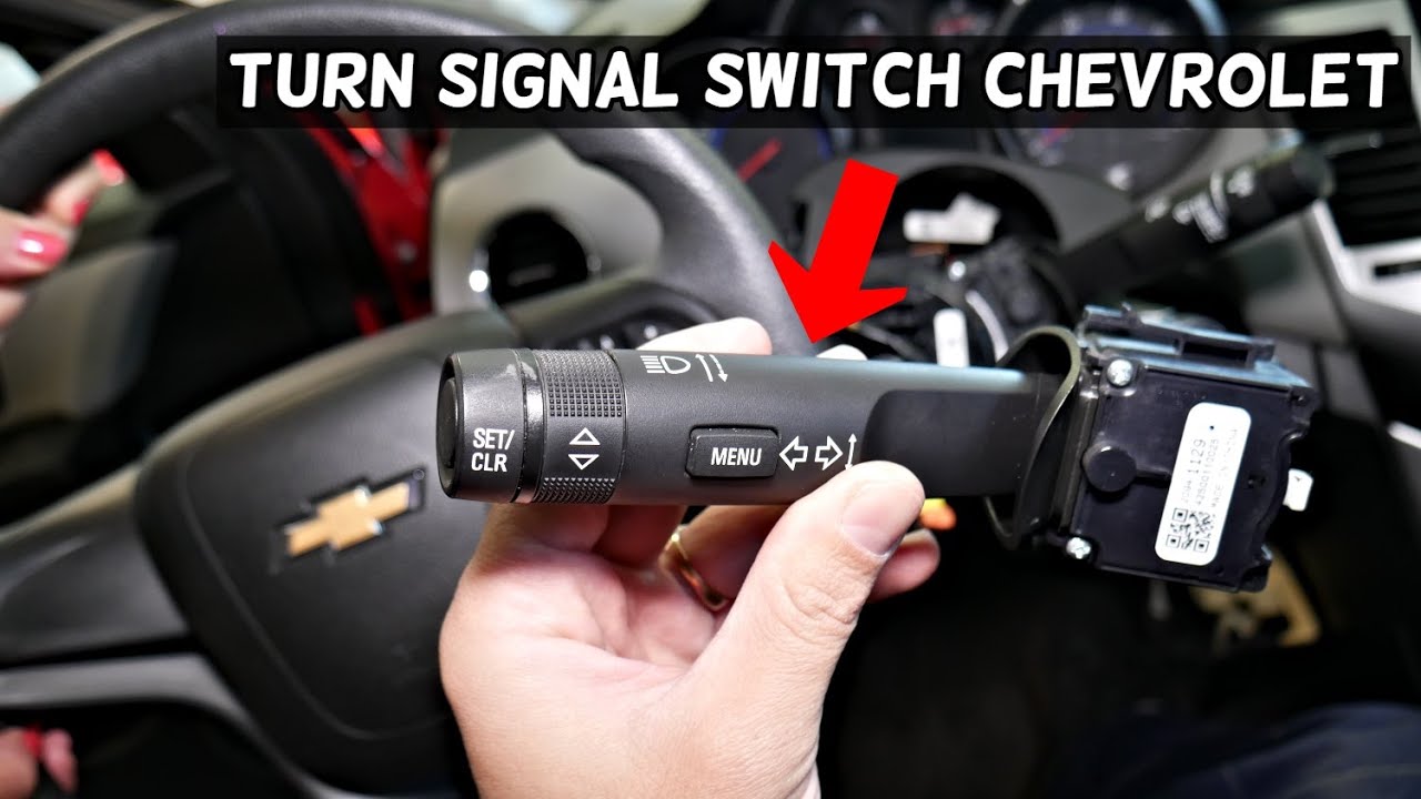 TURN SIGNAL SWITCH LEVER REMOVAL REPLACEMENT CHEVROLET CRUZE SONIC