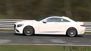 2015 Mercedes-Benz S500 and S63 AMG Coupe testing on the Nürburgring Nordschleife!