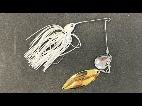 How to TIE a Spinnerbait! Spinnerbait Tip! One of the Best Lures for  Catching Fish 